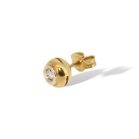 Boucles d'oreilles Idee Preziose dal 1987 Femme in Or jaune Diamante 0.10 Ct IP.OK18G/1D - IP.OK18G/1D